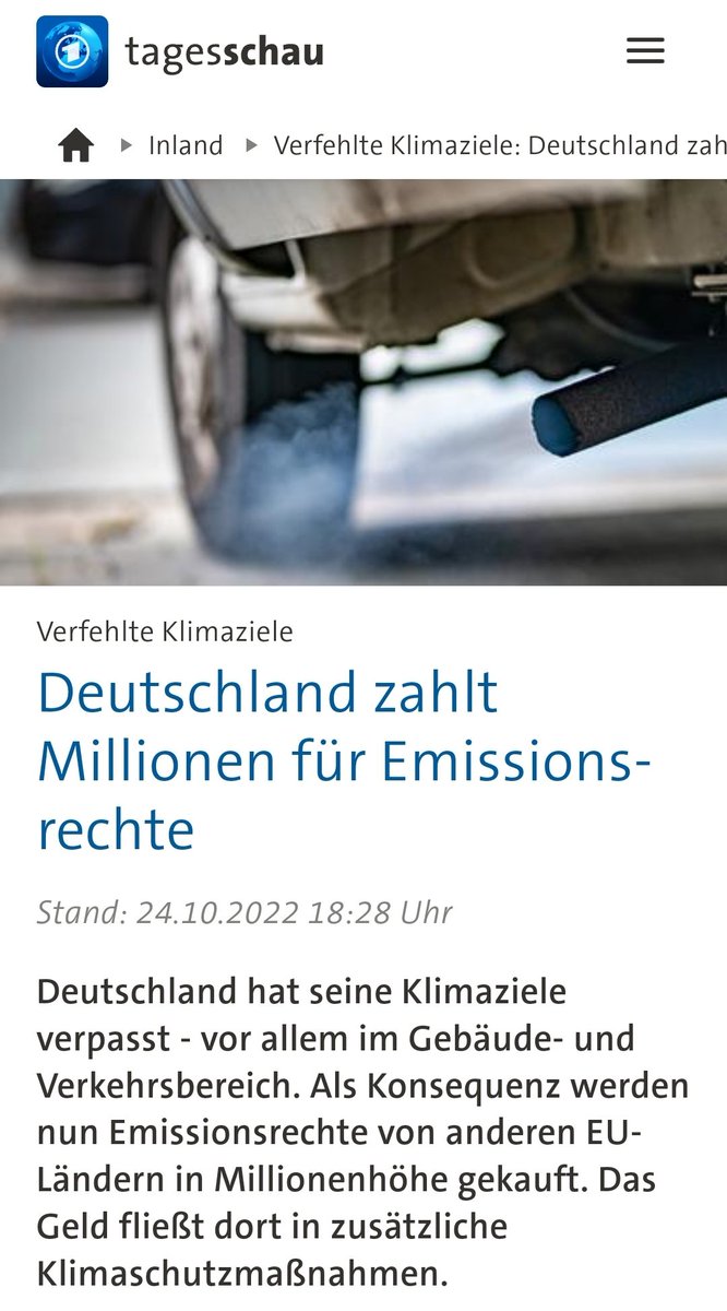 Storch_i's tweet photo. Wir müssen jetzt viele Millionen Euro für Emissionensrechte zahlen, da der Gebäude- &amp; Verkehrssektor zw 2013 &amp; 2020 rund 11 Mio. Tonnen CO2 zu viel ausgestoßen hat. 

Danke nochmal für eure "Klimaschutzpolitik", liebe GroKo.

https://t.co/rO3j4i5AZ4 https://t.co/NlUSYD0XJp