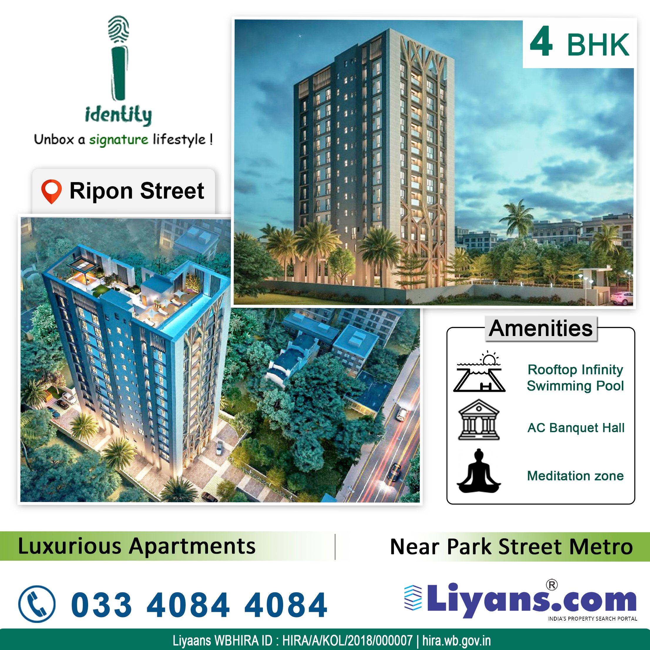 Liyans Identity Apartments Which Provides The Extraordinary Conveniences And Other Well Known Features In Ripon Street Kolkata Hurry Up Call Us For More Details Or Visit T Co W5iuv09f2z Realestate