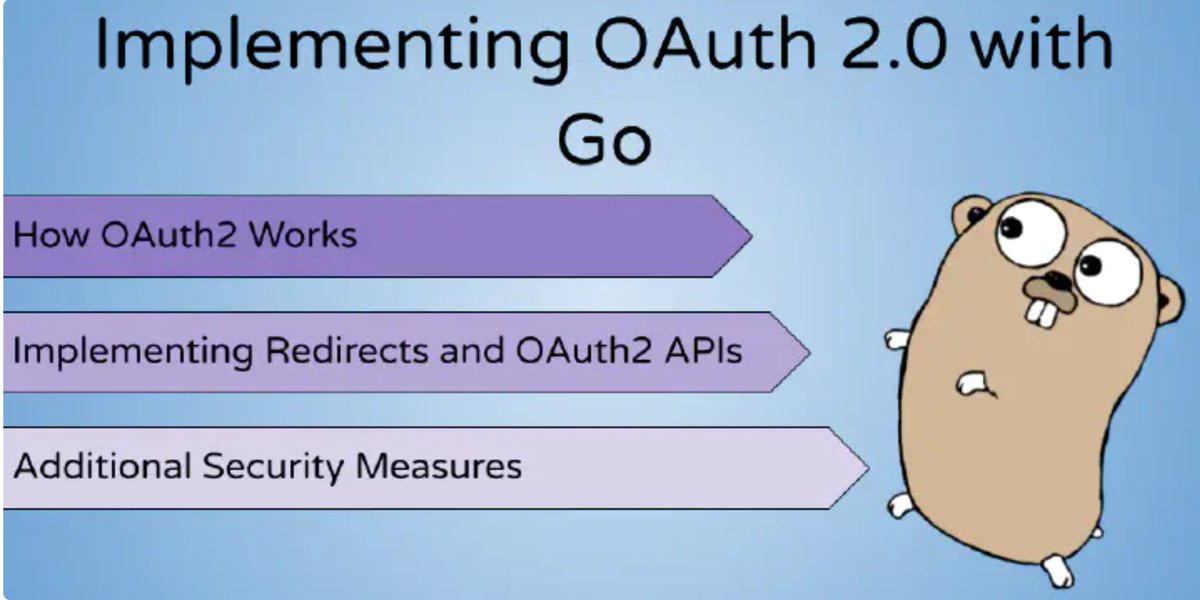 golangch's tweet image. An interesting Tutorial about "How to create an OAuth2 Client in Golang"
#golang #OAuth2
golang.ch/how-to-create-…