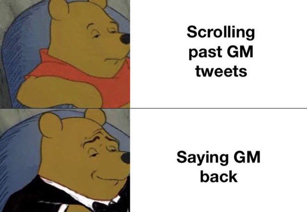 gm to everyone that sees this ☀️☕️ a gm a day keeps the bear market at bay