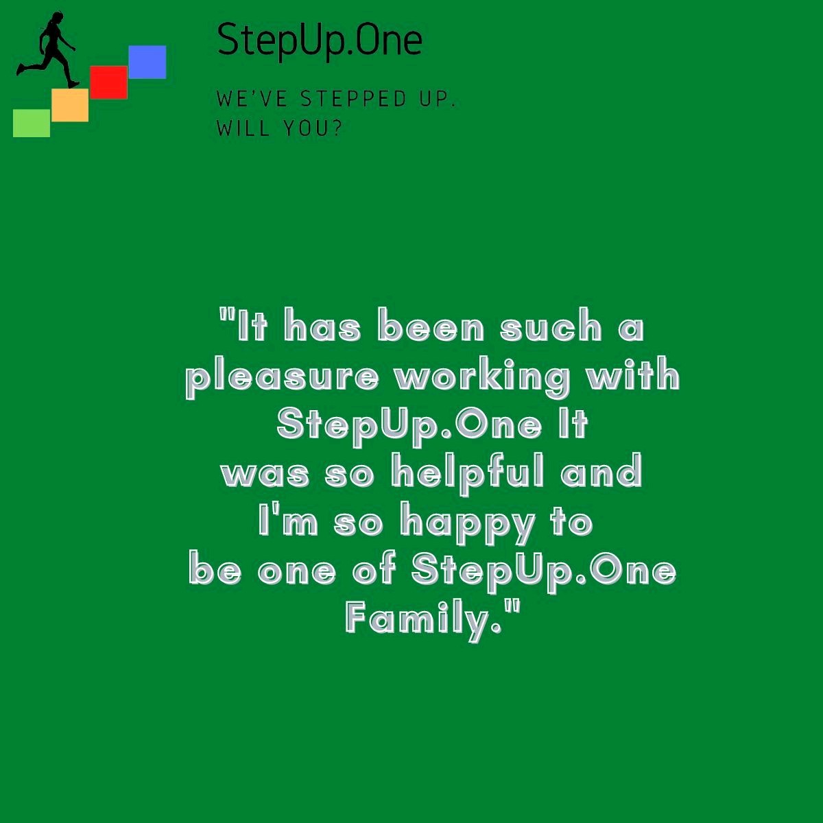 We are grateful to StepUp.one for teaching us Digital marketing and social selling skills. 

Reskillrefugees#EmployeRefugees#Digital#StepUp.one.