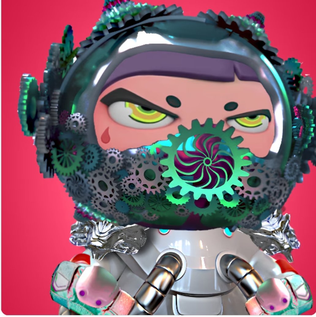 MARSWAWA1's tweet photo. Angry eyes, armor of steel gears, do you like her?
There is a FREE lottery on Oct.29 to send the following Wawa NFT.
Please complete the following tasks to draw this cute Wawa. 
1. Like,
2. Forwarding,
3. Show your WAWA NFT, and write a wish. Leave your wallet address. https://t.co/1efUkKvIqC