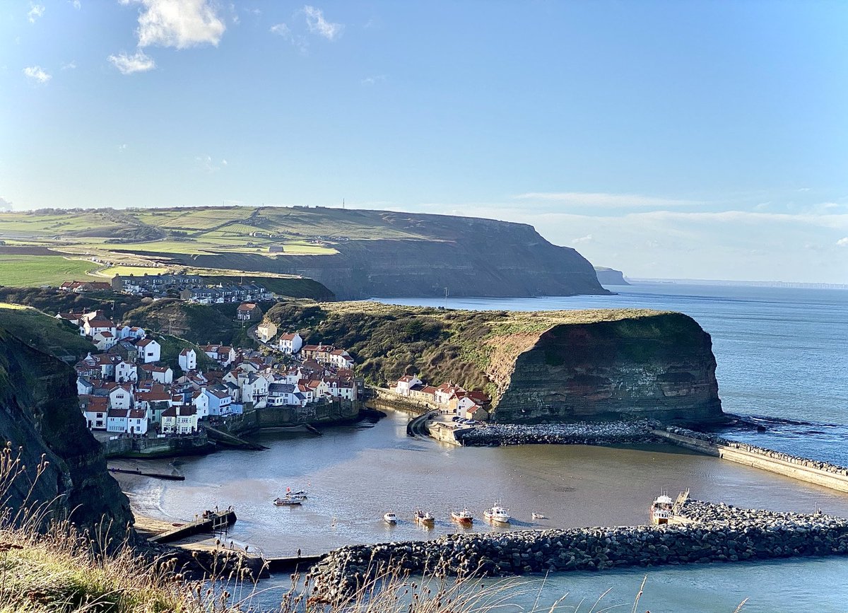 Good morning from Staithes, North Yorkshire 😊
