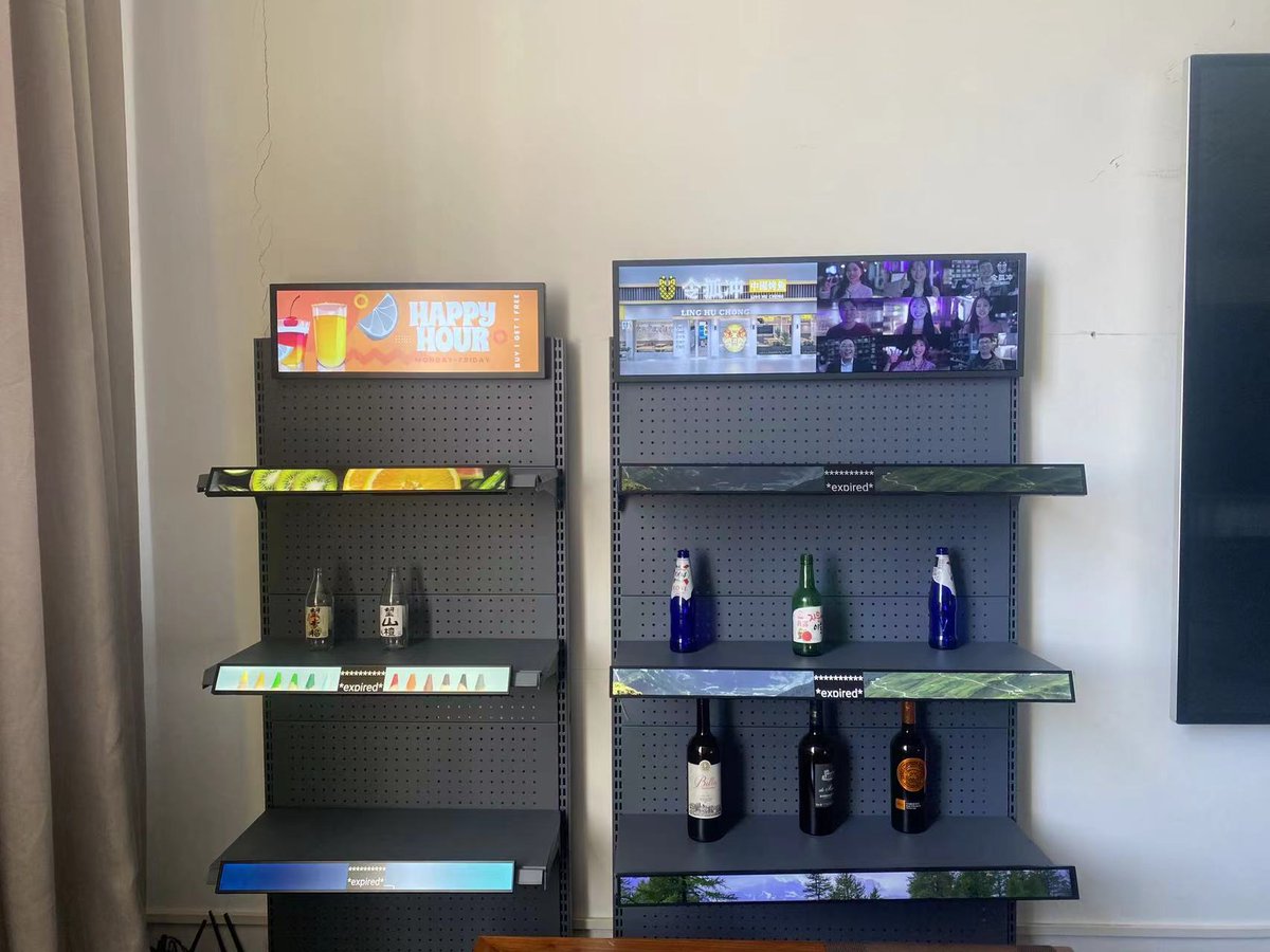 Celiaquan0812's tweet image. digital_signage_pantallas Shelf Edge Screen #shelfscreen #edgescreen #digitalsignage #supermarket #retailscreen