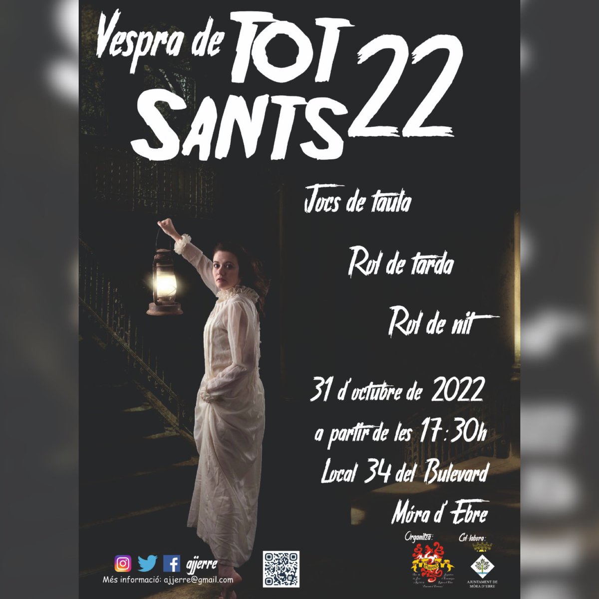 TOTS SANTS | El dilluns 31 a les 17:30 al Local 34 del Bulevard, Vespra de Tots Sants amb jocs de taula, rol de tarda i rol de nit.