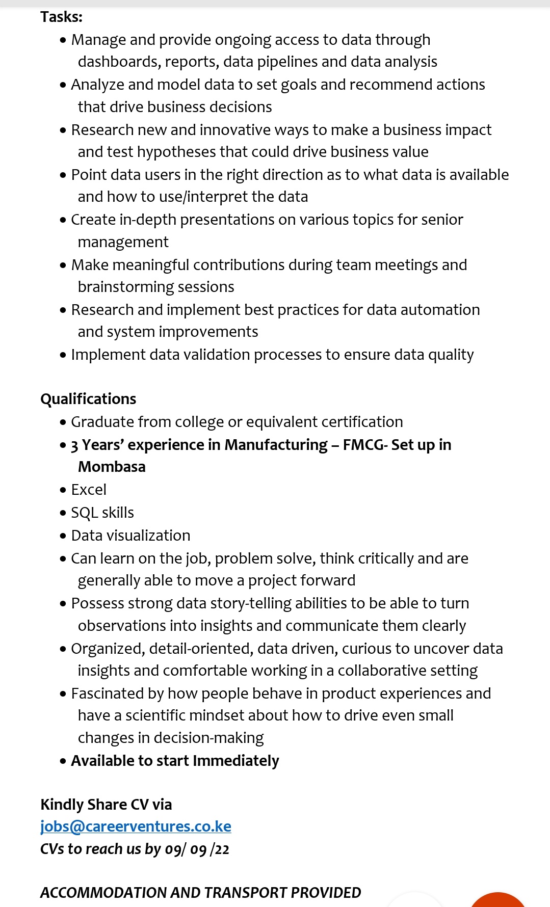 active-ke-on-twitter-urgently-recruiting-for-a-data-analyst-in-mombasa-grain-manufacturing-industry-salary-70k-any-quick-referrals-kindly-thanks-cvs-via-jobs-careerventures-co-ke-ikokazike-https-t-co-puwdld93qv-twitter