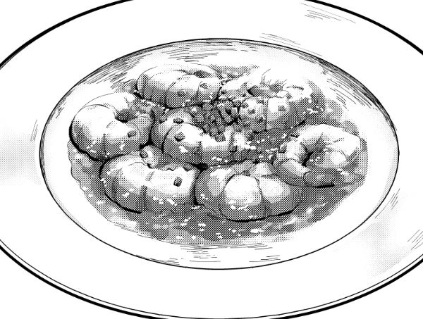 food focus no humans monochrome greyscale plate food still life  illustration images