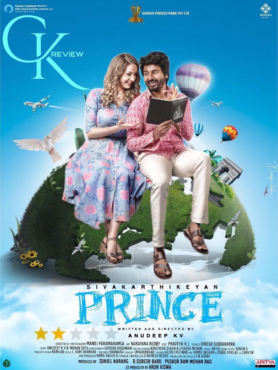 CKReview1's tweet photo. #Prince (Tamil|2022) - THEATRE!

Weak Plot with no emotional connect. One liners have back fired. Hardly countable humour scenes in entire film is enjoyable. Its packed with Mokka Comedies. Liked Satyaraj. Siva’s dance &amp; 2 songs gud. Maria ok. Wasted Oppurtunity. A BORING Drama! https://t.co/fOYDzjEt1J