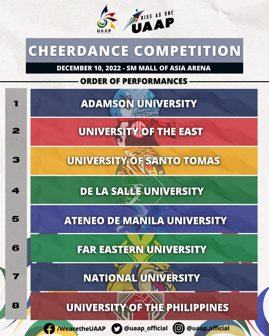 The UAAP on Twitter "The stage is set for the UAAP Season 85