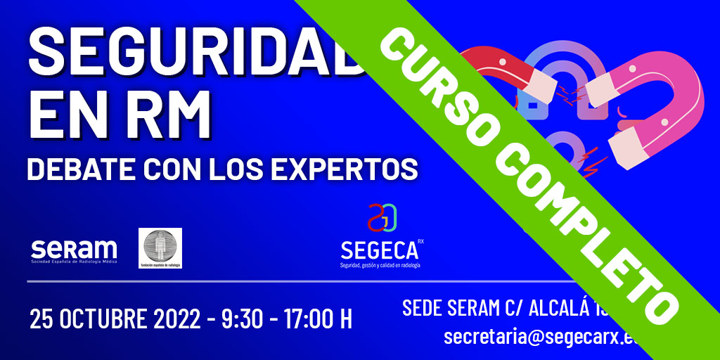 El Dr. <a href="/eliseovano/">Eliseo Vañó</a>, director médico de <a href="/RMyTC_Rosario/">RM y TC Rosario</a>, interviene hoy en "Seguridad en RM: debate con los expertos", de <a href="/SERAM_RX/">SERAM - Sociedad Española de Radiología Médica</a> y <a href="/SEGECA2021/">SEGECA</a>. <a href="/HNSRMadrid/">Hospital Universitario Ntra. Sra. del Rosario</a> instaló hace 10 años la 1ª RM digital de 3T de España, siendo pioneros también en adquisición de RM cardiaca en este equipo