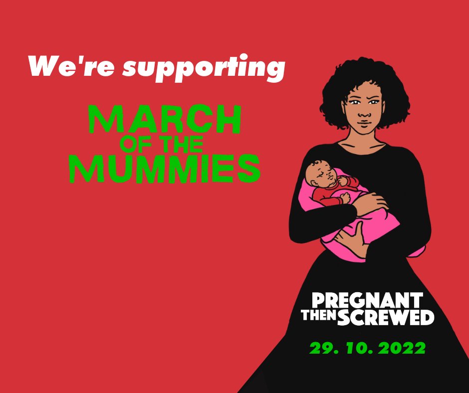 We're supporting #MarchOfTheMummies this weekend because we want high quality, affordable childcare, fair parenting leave, the ability to work flexibly, and no more pregnancy/maternity discrimination. These are not women’s issues - they’re everyone's. See you on Saturday!