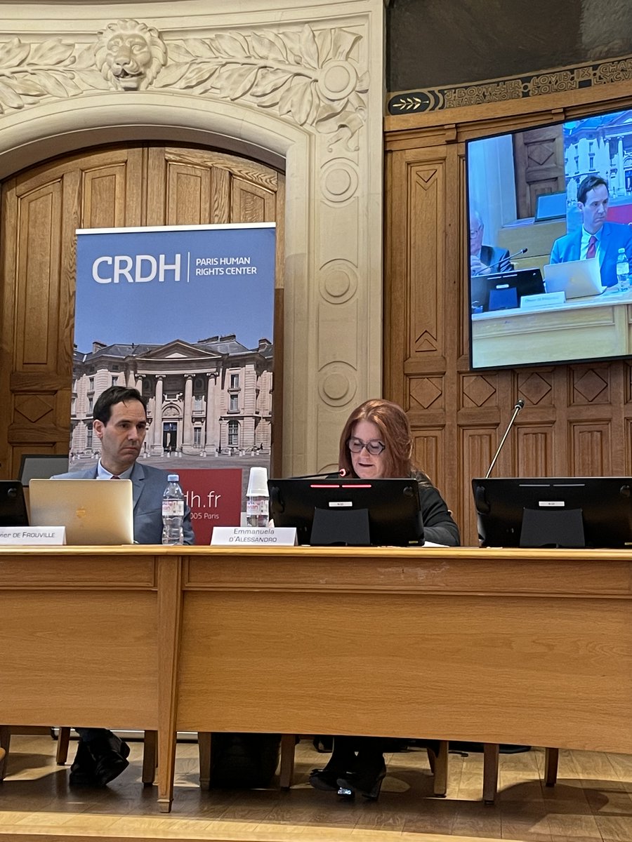Paris Human Rights Center tweet media