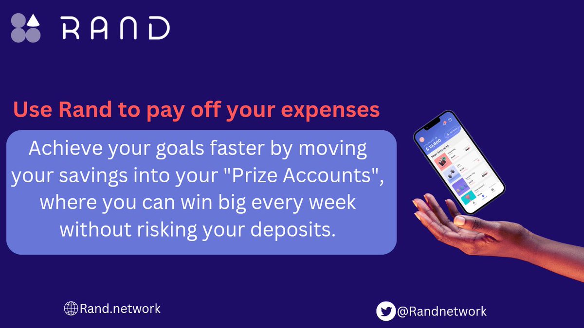 ELBUMPY's tweet photo. The @RandNetwork is a straightforward mobile #wallet and debit card that increases your money and handles all of your bill payments automatically.Take advantage of exceptional benefits by becoming an early adopter.
#RandNetwork #Blockchain $RAND https://t.co/rrGQ11FKl5