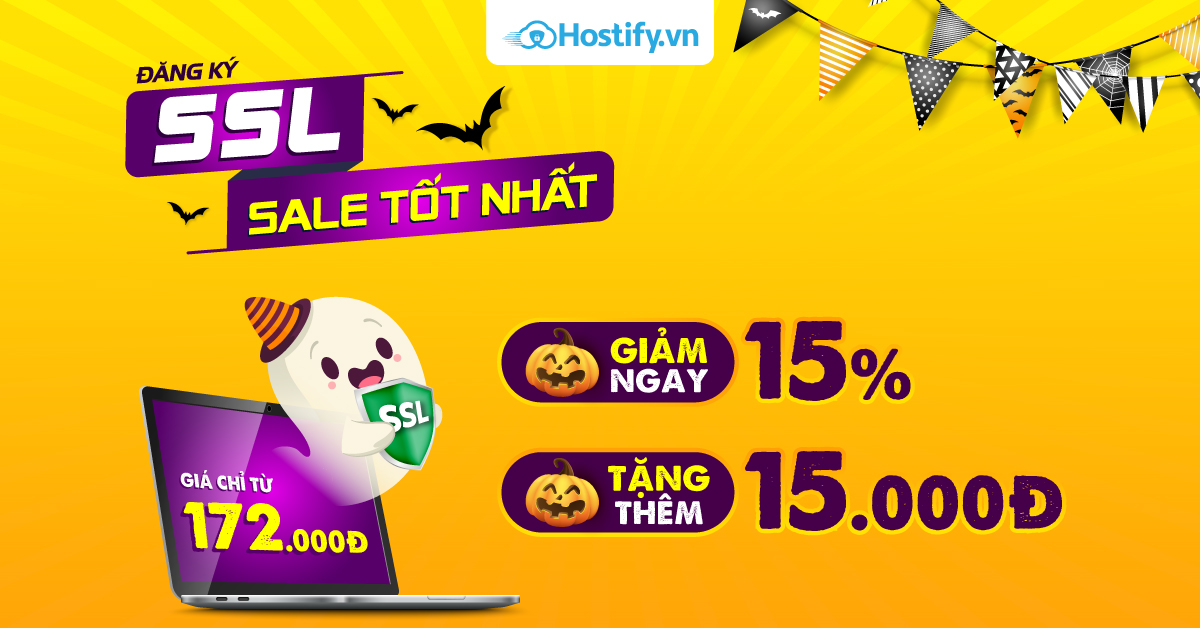 hostifyvn's tweet photo. 🔥 LỄ HỘI MA - SĂN SSL - SALE CỰC TỐT đến hết ngày 06/11/2022.
🔥 Giảm ngay 15% + Tặng thêm 15.000đ. Giá cực ưu đãi chỉ từ 172.000đ/năm.
🔥 Chọn gói đăng ký ngay: https://t.co/XRdLpJi24i
➤➤ Xem thêm ưu đãi khác tại: https://t.co/2MJMzg3l06 https://t.co/aNqCddhXbE