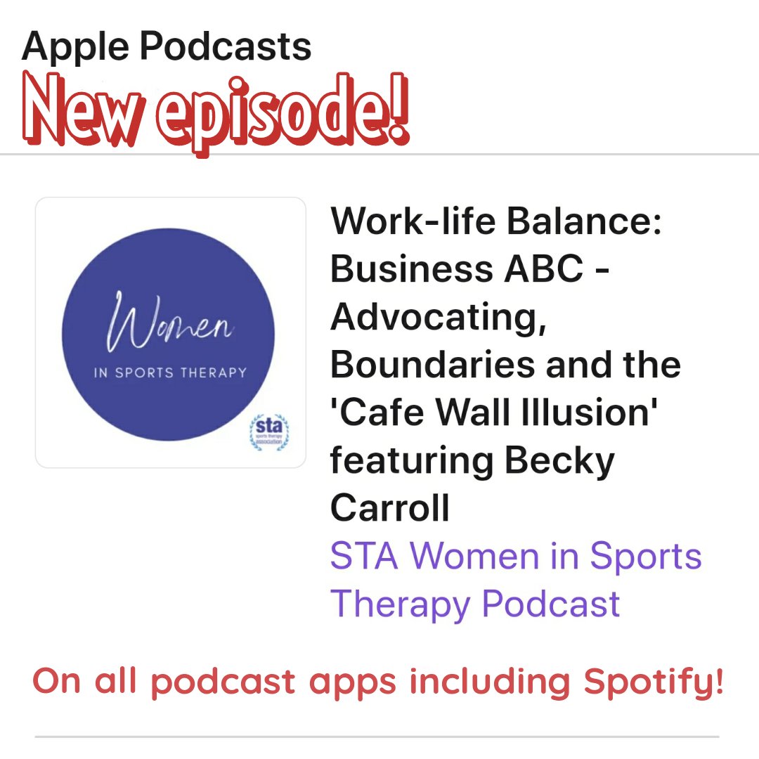 Women In Sports Therapy (WIST) tweet media