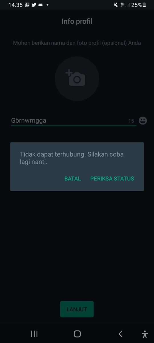 Eimienem's tweet photo. Gua kan ngikutin tutor yt,kirain gua cuma gua yg eror,eh semua nya,pas mau login lagi malah gabisa di sini
Wa eror parah https://t.co/gO8v83NyZz