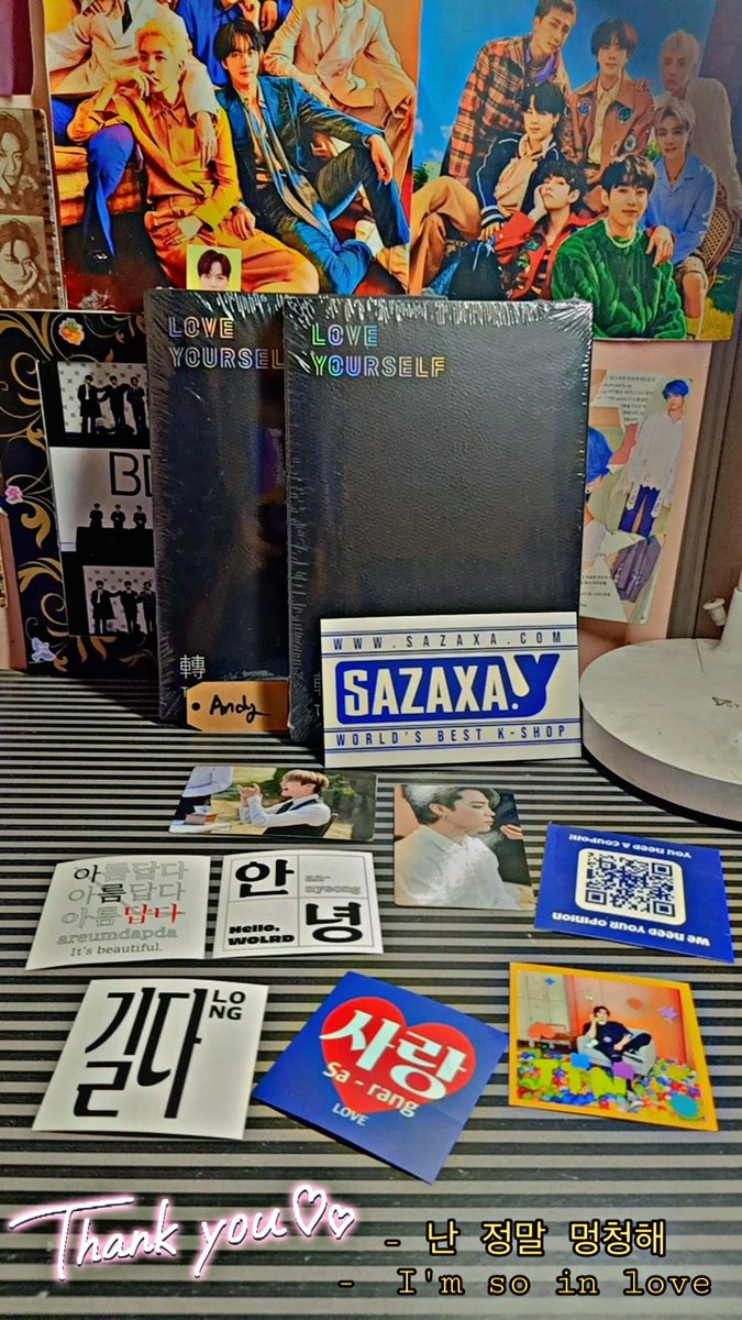 kth_nirali's tweet photo. Got my BTS love yourself tear Albums from @SAZAXA_KOREA it came in perfect condition 😭 #btsalbum #sazaxa #btslytear #BTSARMY #btscollector https://t.co/GIRqlFre6r