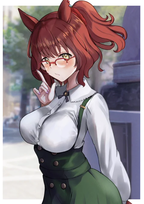 「ラブリーなマーちゃんとおさんぽなのに遅刻なんてめっ!なのですよ」#アストンマーチャン #ウマ娘 
