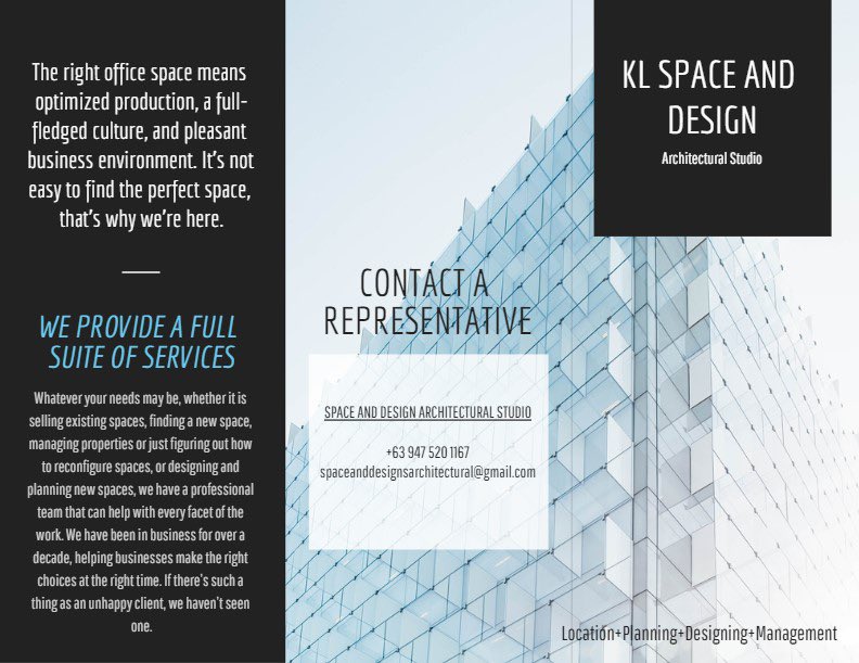 KLDesign__'s tweet photo. The KL Space and Design Architectural Studio is a business company that provides full-service design. It is a consulting firm that practices architectural sensibility, building construction, and has an interest in sustainable advanced technology. https://t.co/82h9GwZtbL