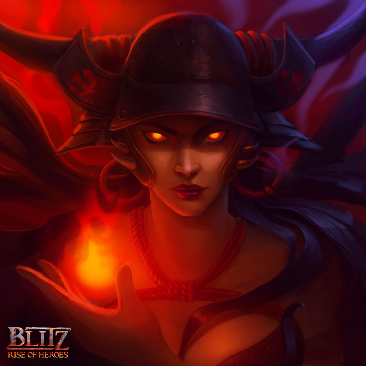 BlitzRise's tweet photo. And here comes the third sneak peek, Magmara!
Magmara's skin is covered with streaks of lava, forever branded her ancestry on her body...
Read more on our Facebook page: https://t.co/nQGALo1sHY https://t.co/XIZojcFIkB