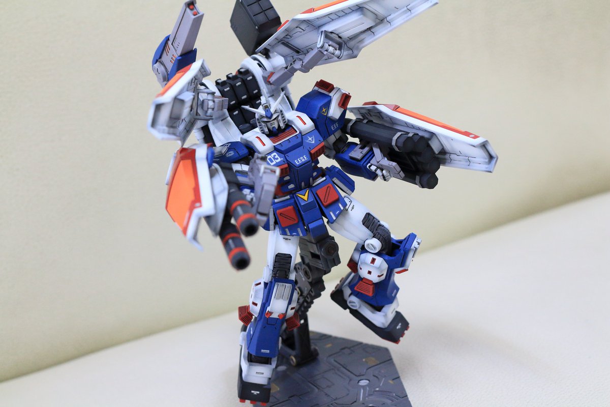 renton513's tweet photo. フルアーマーガンダム （サンダーボルトver） #ガンプラ https://t.co/MOtKLjqq58