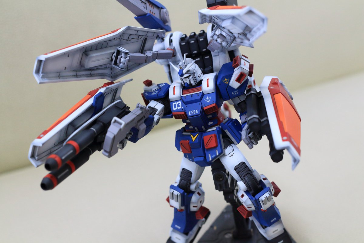 renton513's tweet photo. フルアーマーガンダム （サンダーボルトver） #ガンプラ https://t.co/MOtKLjqq58