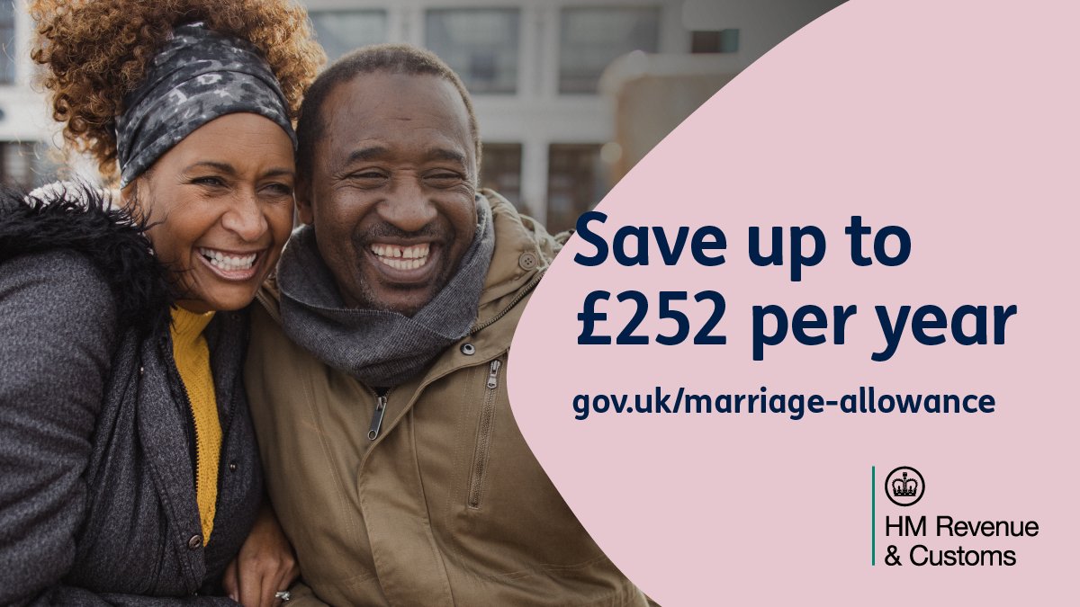 Recently retired? If your income (or the income of your husband, wife or civil partner) has dropped below £12,570 over the last year, you could be eligible for Marriage Allowance. Check your eligibility & submit a claim through HMRC to get the full amount gov.uk/marriage-allow…