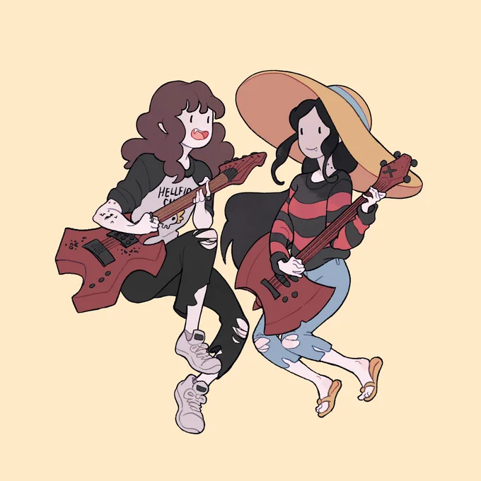 We were watching adventure time yesterday and I just I think they would be friends#eddiemunson #Marceline 