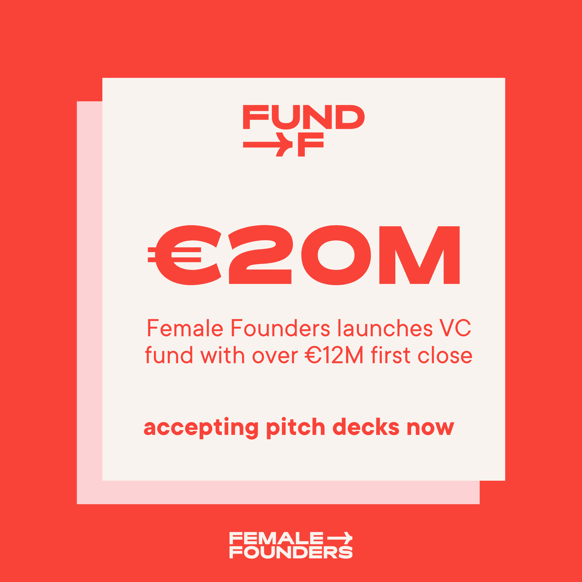 Sierralog's tweet photo. The news is out 🎉 @Lisa_Fassl and @w_nina are launching #FundF. A EUR 20m #VentureCapital Fund that backs gender-diverse Founder Teams and I am happy to invest and support right from the beginning 🚀 https://t.co/pouXzQeyvD https://t.co/FCNDRJ5Fs1