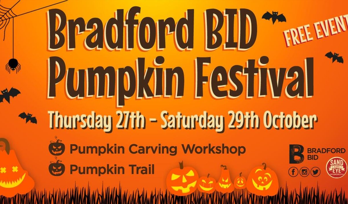 🎃 Can you find all 10 of the musical scenes hidden across Bradford as part of the @bradford_bid Pumpkin Trail, which runs from 27th-29th October? Download the Loyal Free app to find them all and enter to win a £100 gift card! bit.ly/3TEPVHR #VisitBradford