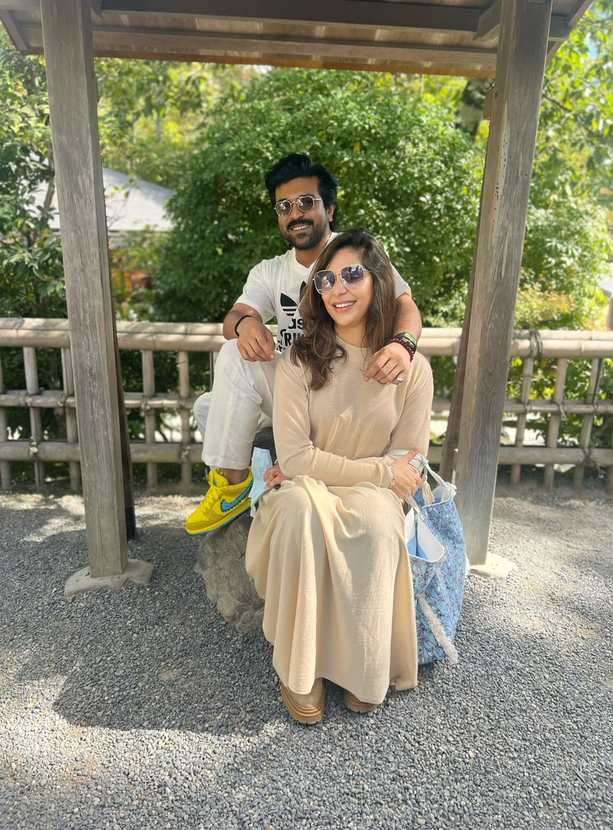 upasanakonidela's tweet photo. In love ❤️ With 
- Japan 🇯🇵 &amp;
- the person with me in the pic 😛

Thanks for making my Diwali so special 🪔 https://t.co/EFHy70FDxq