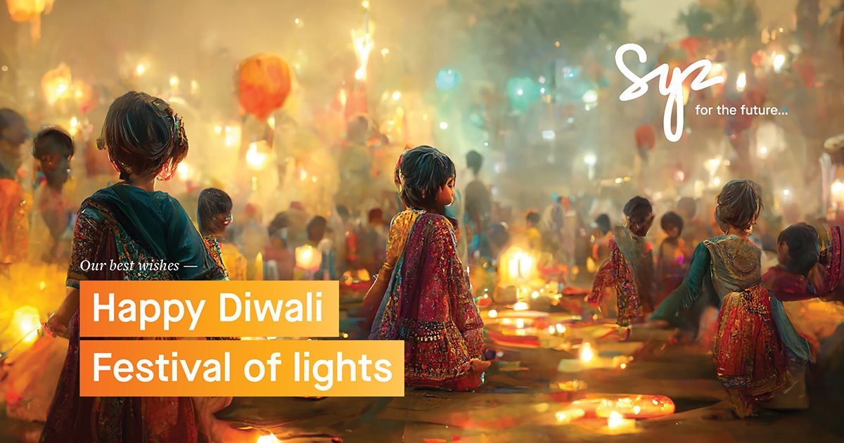 SYZ_Group's tweet photo. On the occasion of Diwali, we wish you happiness, prosperity and many blessings. May you have a fantastic Diwali with your loved ones.

#syzgroup #forthefuture #celebrations #diwali #festivaloflights https://t.co/anMrn4K3i0