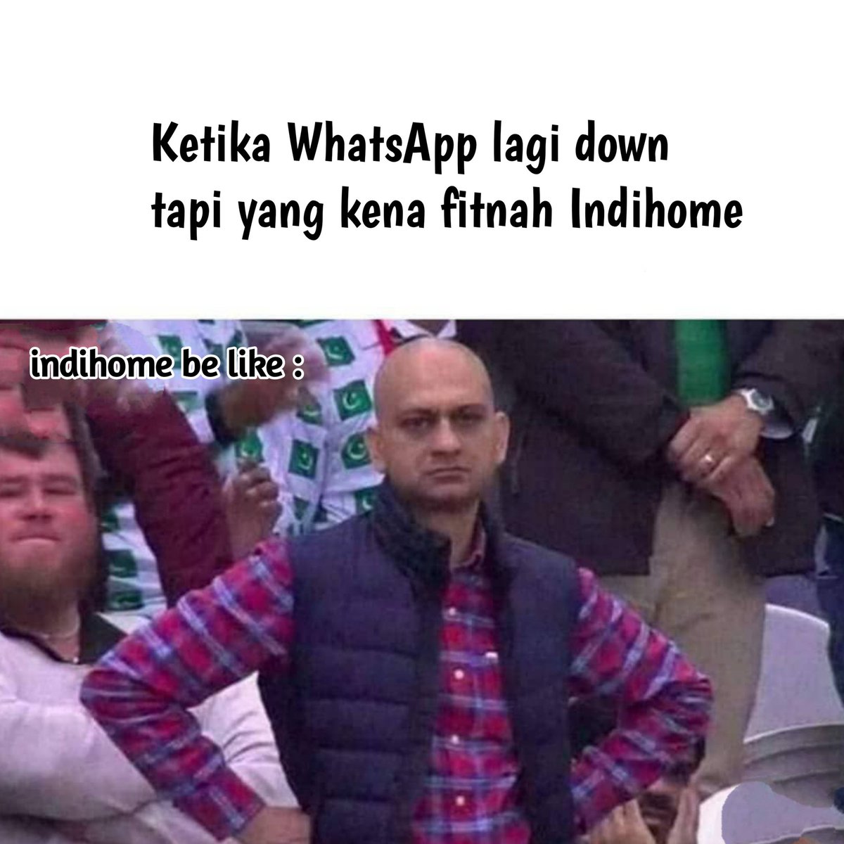 herykun26's tweet photo. Siap siap indihome jadi korban fitnah kembali gara gara WhatsApp Down https://t.co/qJRNbhGzJa