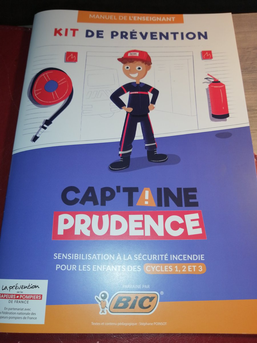 Enseignants,sapeurs-pompiers je vous propose un support pour faire découvrir aux enfants, le monde des pompiers, le message d'alerte et la préparation à un exercice d'évacuation incendie. Conçu avec Poinsot Stéphane, Bic et pompiers de France, GRATUIT 
captaineprudence.bic.com/fr/captain-pru…