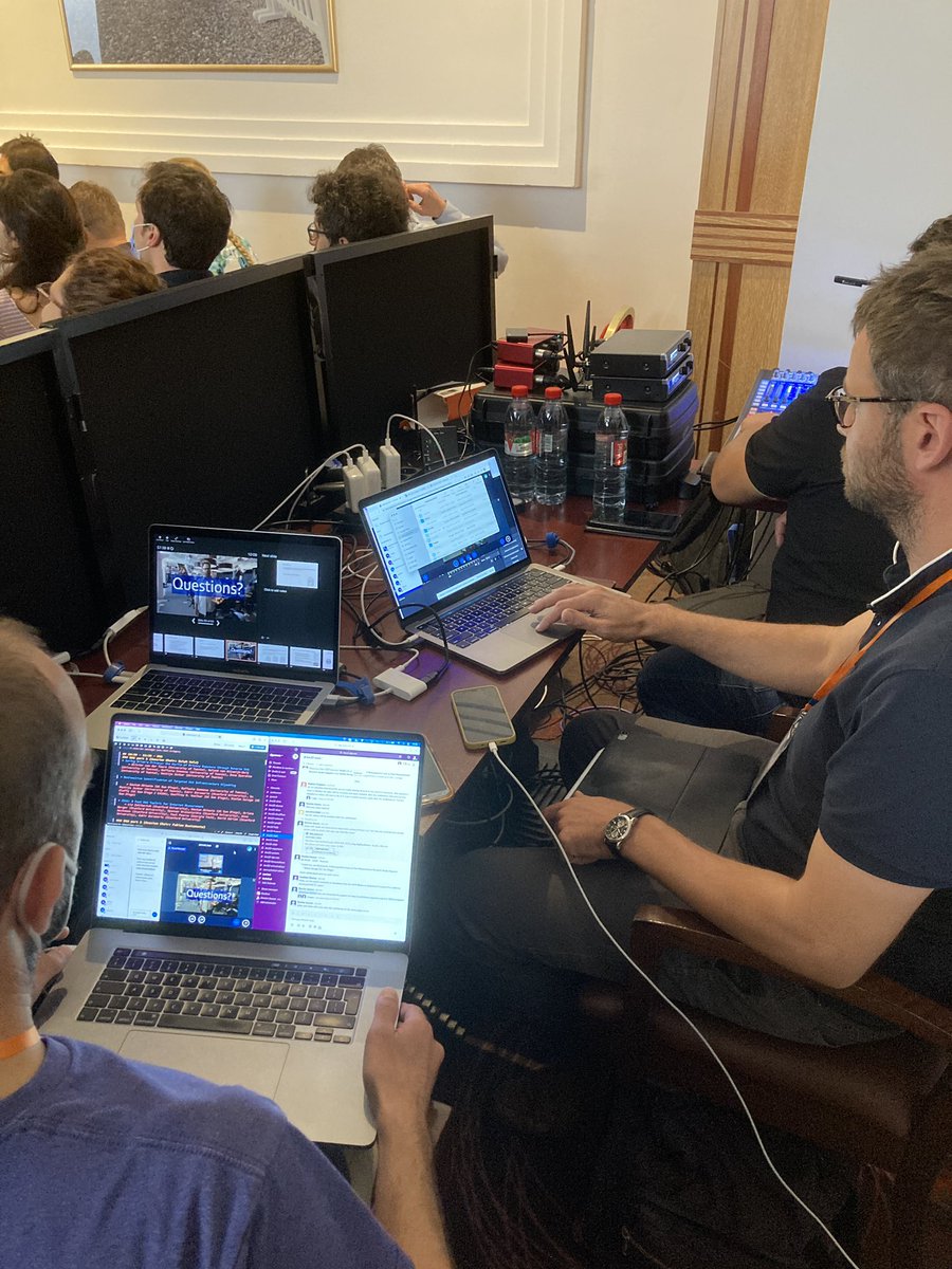 chadi_barakat's tweet image. Our technical team doing a great job broadcasting and recording sessions @ACMIMC2022