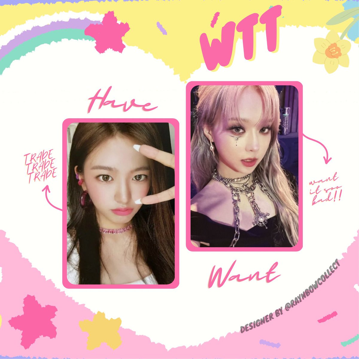 hanarimyouii's tweet photo. ☆ wtt lft ph 

have: Yujin afterlike jwc ( can add one more pc )
want: Winter tatts ( girls digipack )

dm me to nego 
# wtt lft ph ive yujin afterlike aespa winter tatts twice stayc newjeans https://t.co/6jC1HmAWj3