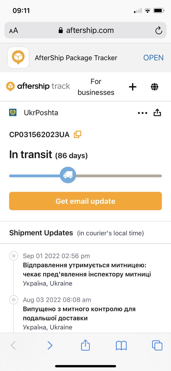 MikeHasp's tweet photo. @ukrposhta can you help? https://t.co/s6wDRGew5j