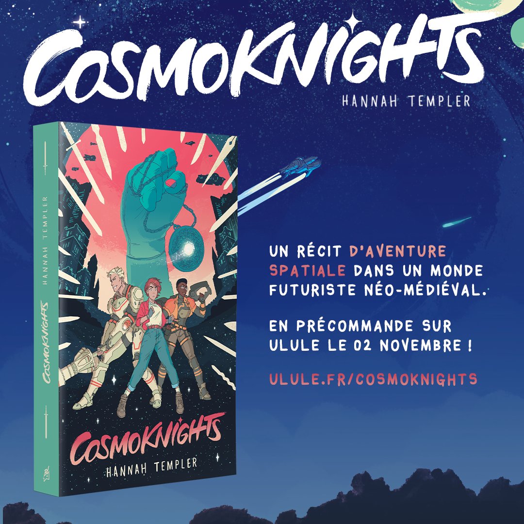 Bliss_Editions's tweet photo. 🌔 Cosmoknights, notre prochaine sortie young adult est bientôt en précommande sur Ulule ! Décollage prévu pour le mercredi 02 novembre !
➡https://t.co/uFOQ7G7jGt
#blisseditions #ulule #graphicnovel #spaceaventure #hannahtempler #cosmoknights https://t.co/E0EcN4M8QX