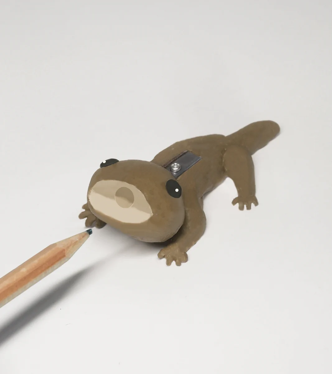 トカゲの鉛筆削りがカワイイ！削りカスがゴミじゃない！？！？