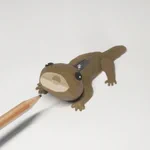 トカゲの鉛筆削りがカワイイ!削りカスがゴミじゃない!？!？