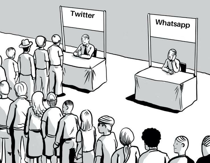 VijayMore37's tweet photo. Situation right now #Twitter to #whatsapp 😹😹😂
#whatsappdown https://t.co/yuhUzEGsW6
