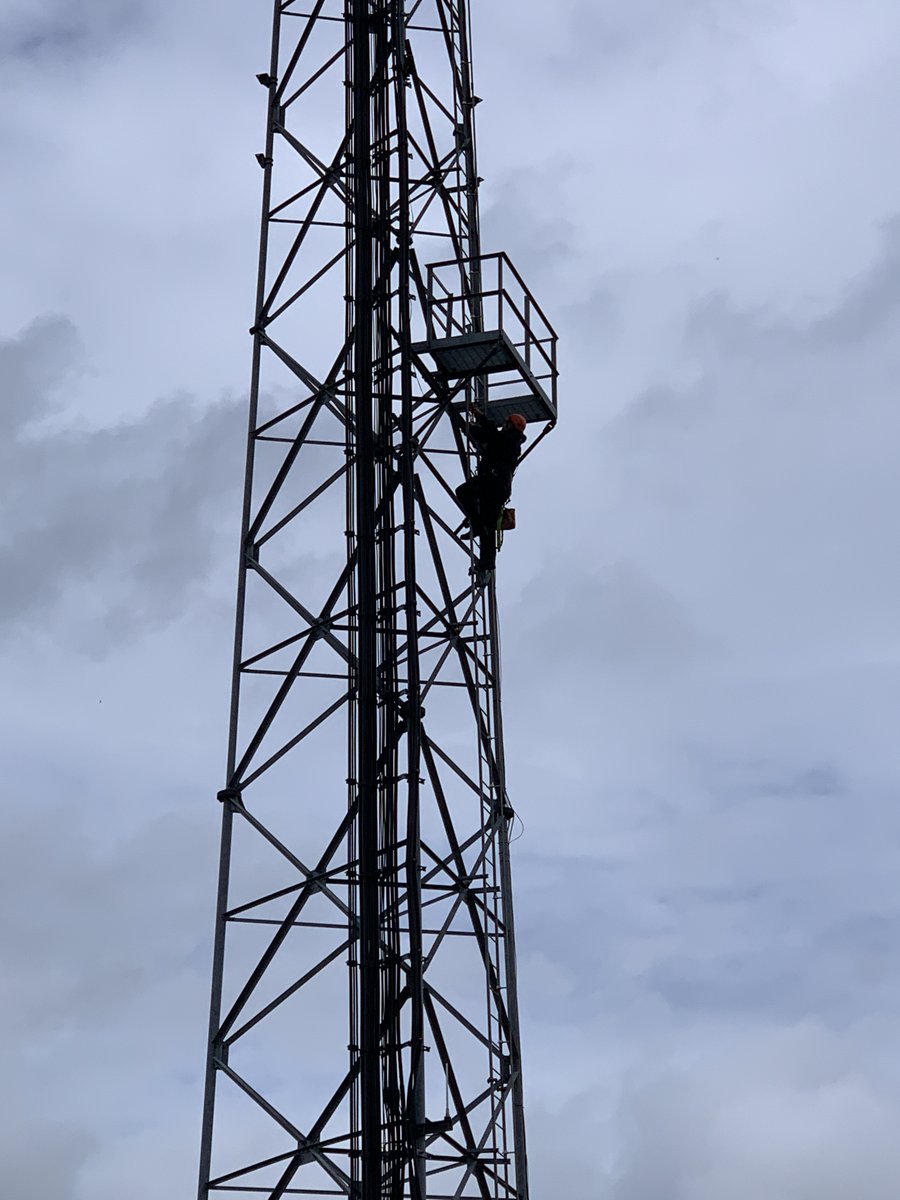 shire_uk's tweet photo. The Telecom's team were inspecting this tower and ‘mapping’ the structure to allow for a structural analysis and modelling to take place for a 5G upgrade.

#telecommunications #5gupgrade #structuralanalysis #tower #climbinglife https://t.co/IKVmG3o6Yi