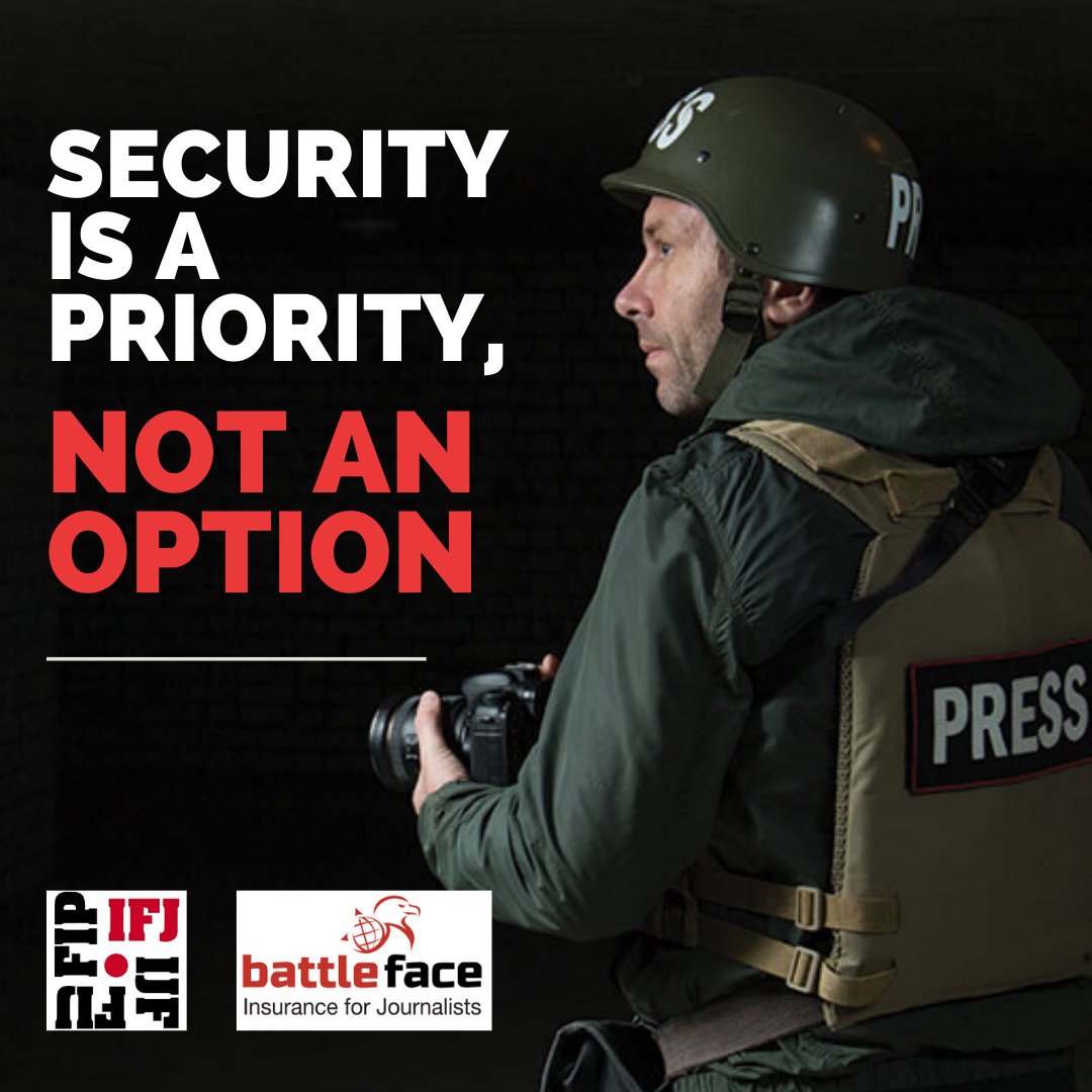 ✈️Are you traveling overseas? Our Insurance for journalists with @battlefacePlan offers an all-inclusive travel insurance to journalists travelling anywhere in the world at a very competitive price. Get a quote 👉🏽 ifj.battleface.com