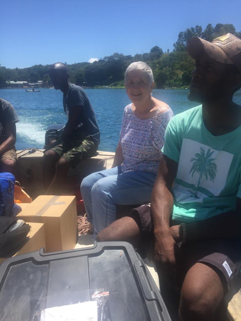 LingaWine's tweet photo. #Happiness! Flashback - Nearing @chipondebeach on lovey #Likoma after about 24 hours on sturdy old MS Ilala from Monkey Bay. Thank you @LMveluwa for giving me courage especially with the r#t encounter! #nevertooold #malawi #lingaforafrica https://t.co/j3SpzdO5A7