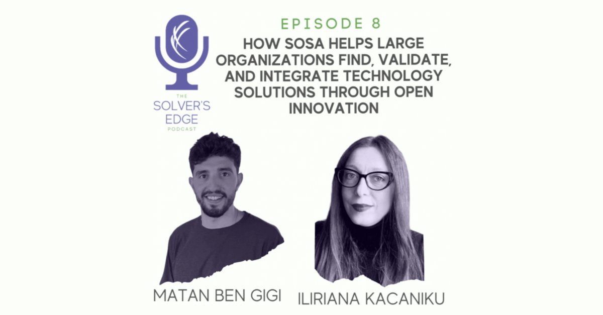 SOSA__CO's tweet photo. Aside from being an awesome guy, Matan Ben-Gigi, Head of Innovation, eats, sleeps, and breathes #innovation.
Iliriana Kacaniku (@Illyrianas), managed to sit him down for his thoughts.
Put in your earbuds and listen.
https://t.co/KegeHnWXC2 

@TheSolversEdge #openinnovation https://t.co/dsd5ra6obq