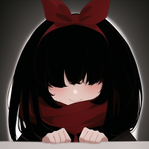 今のアイコンの子をAI太郎に描いてもらった 