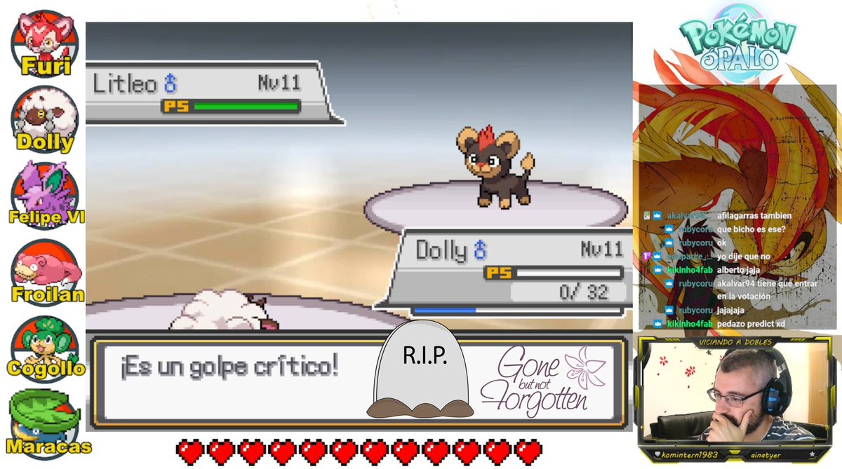 viciandoadobles's tweet image. Conseguir la primera medalla de gimnasio nos ha pasado factura :(

Hoy a las 20:30 iremos a por la segunda. ¿La conseguiremos sin perder a nadie más?

No te lo pierdas en nuestro directo en Twitch y forma parte de la mejor comunidad :)
follow y campanita
twitch.tv/viciandoadobles