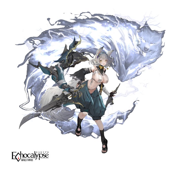 old works #Echocalypse -緋紅の神約 