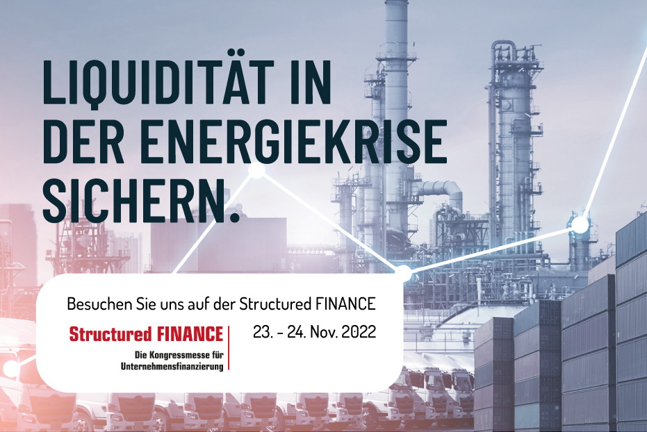 Treffen Sie uns auf der Structured Finance!
Unsere Kollegen sind vom 23. - 24. November auf der Structured Finance in Stuttgart. Buchen Sie gerne direkt einen Termin mit uns. Wir freuen uns darauf, Sie persönlich kennenzulernen: hubs.la/Q01qzXfz0