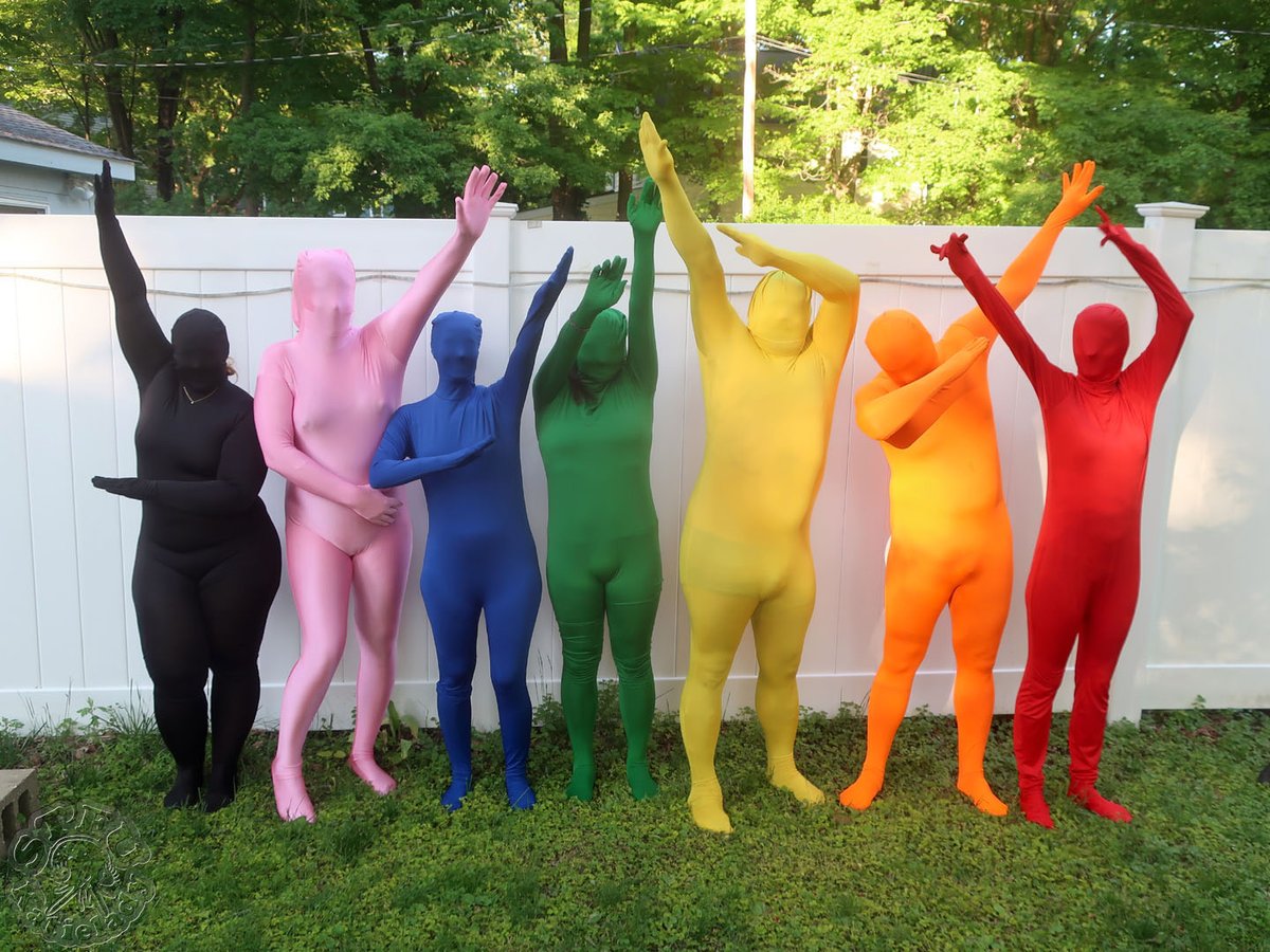 InxplicablBacon's tweet photo. #IxB_Colormen #IxB_Yellowman #dorkOutWithYerPorkOut #intartainment #notRealArt #spandexSuit https://t.co/ONVJbWxDfx